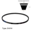 sourcing map B-914 V-belt drive belt, 914 mm (36 inches),