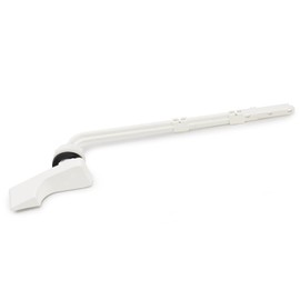 Qualihome Toilet Tank Flush Lever Replacement for American Standard (White, Straight Arm)