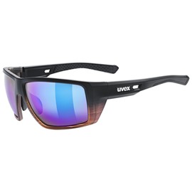 uvex Unisex MTN Venture CV Sunglasses, Matte Black, One Size, black matte