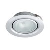 Leyton Lighting 12v 20w halogen recessed downlight chrome warm white