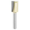 HARFINGTON Bottom Cleaning Router Bit 1/2" Diameter 1/4" Shank Carbide