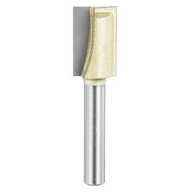 HARFINGTON Bottom Cleaning Router Bit 1/2" Diameter 1/4" Shank Carbide Tipped Cutter Surfacing Planing Router Bits for Woodworking Planing