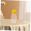 STOBAZA Refillable Honey Containers Pack Mini Honey Bottles Leakproof for