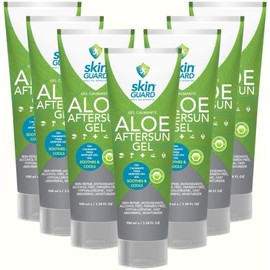 Skin Guard Pack 12 Piezas Gel 100% Aloe Vera 100 ml Hidratación y Cuidado de la Piel