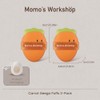 Momo’s Workshop Carrot Makeup Sponge – Dual-Use PU Beauty Sponge