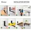 SAYAYO Heavy Duty Bracket White Shelf Bracket Heavy Duty 150
