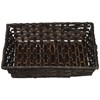 Chidorisangyou Basket, Brown, 12.4 x 9.3 x H3.1 inches (31.5