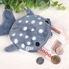 Shark Coin Purse, Blue