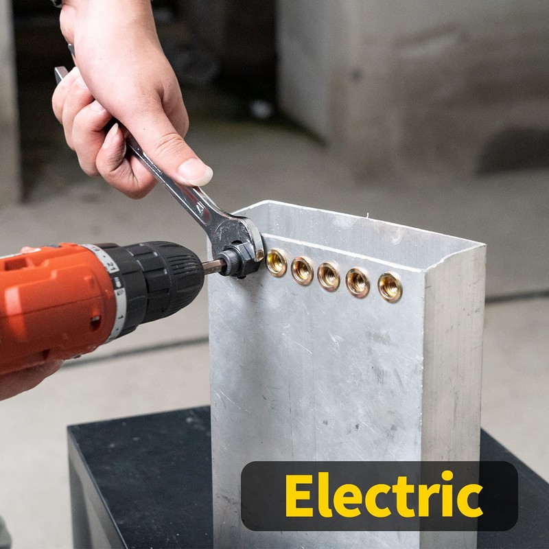 20pcs M6 Rivet Nuts with Hand Rivet Nut Tool Set,