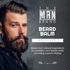 Woodsman Beard Balm for Men - Natural Beeswax Leave-In Conditioning