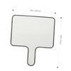 Operitacx Hand Holding Placard Answer Board Double-sided Whiteboard for Boys