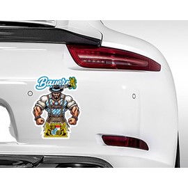Bavaria Germany Sticker Muscle Motif Car Sticker Wall Sticker Laptop Sticker and Children's Room Decoration C-A6