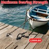 1/2" Heavy Duty Forged D Ring, 12000Lbs Break Strength Tie