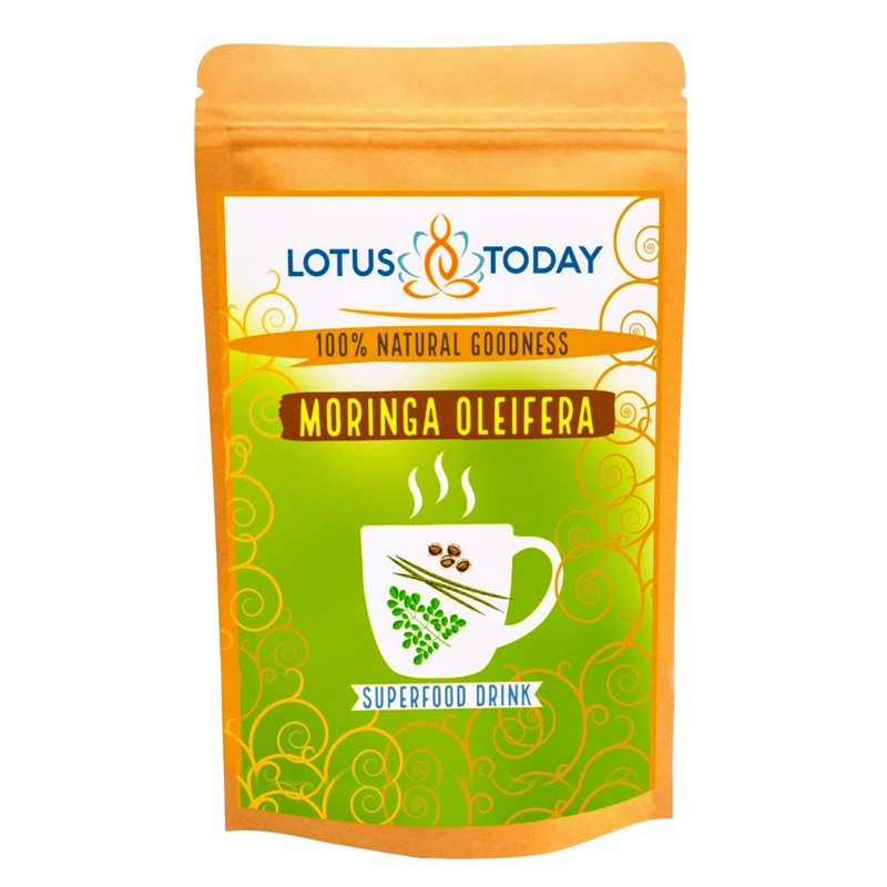 Lotustoday Moringa, Moringa Tea, 21 Tea Bags, Supergreen Herbal Tea,