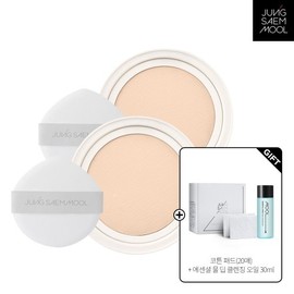 Jeongsaemmul [Jung Saem Mool] 2 pro-lasting texture mesh cushion refills (20 cotton pads + 30 ml cleansing oil) / [정샘물]프로래스팅 결핏 메쉬 쿠션 리필 2개(코튼패드 20매+클렌징 오일 30ml)