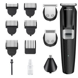 BarberBoss 3-in-1-Pflegesets für Herren, Haarschneidemaschine für Herren, schnurlose Haarschneidemaschine für Männer, Bartschneider für Männer, Nasenhaartrimmer für Männer