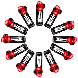 20Pcs Ladybug Snap Hair Clips, Cute Animals Hair Barrettes for Toddler Girls and Women