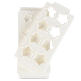 Star Ravioli Molds (2 Pack) - Mini 2" Stars - Homemade Filled Pasta Maker - 2 pc Tray & Press makes 8 Shaped Raviolis at a Time, Easy to Use & Clean- Add Fun to Your Next Italian Dinner Party or Gift