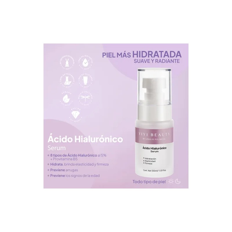 Kit Yiyi Beauty | Ácido Hialurónico + Prebióticos 60ml