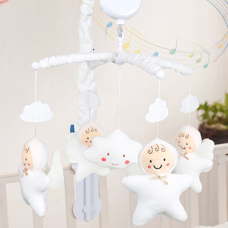 Baby Bed Bell Soft Plush Baby Crib Bell Visual Development
