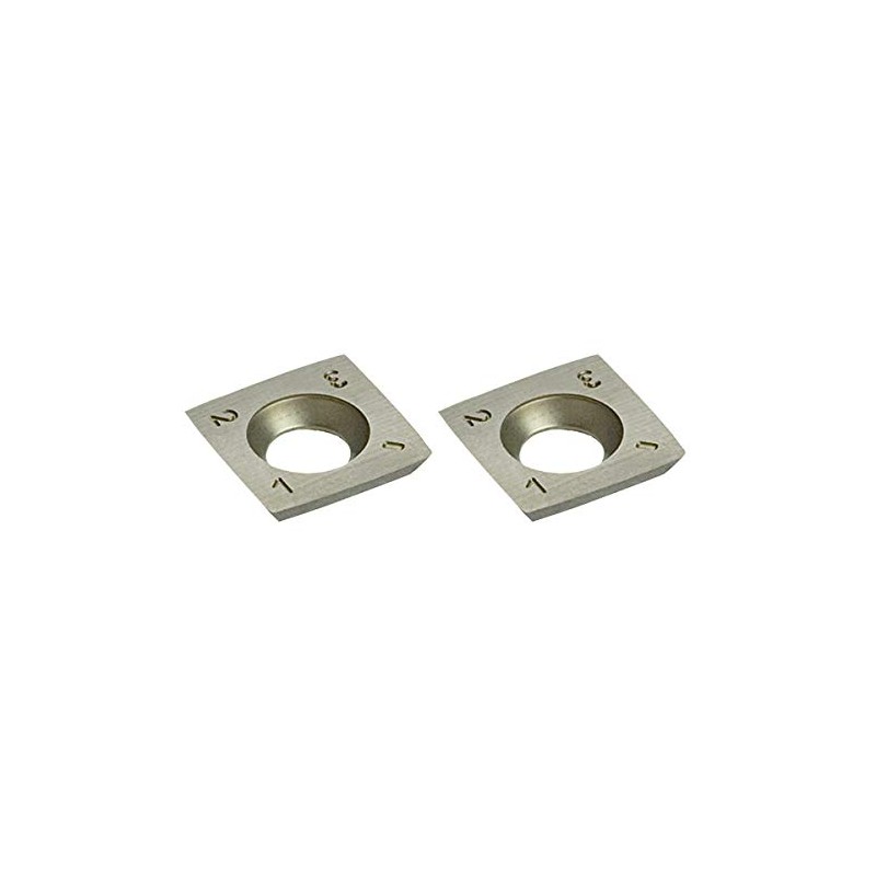 10 pieces Taper tap, turning plate / reversible blade, HM,