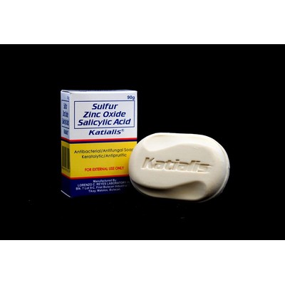 KATIALIS SOAP Sulfur Zinc Oxide Salicylic Acid Anti Fungal Anti Bacterial Soap 90 grams