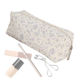 Floral Makeup Brush Bag | Storage Makeup Bag Cosmetic Bag,Canvas Cosmetic Organizer Travel Bag, Make up Organizer Toiletry Bag, Travel Accessories