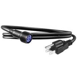 Outdoor Stage Lights Cable Wire,1m/3.3ft 3 Pin 13AWG 2.5mm2 Power Cable(US Plug and Female Head), for Waterproof Led Par Light Used Separately