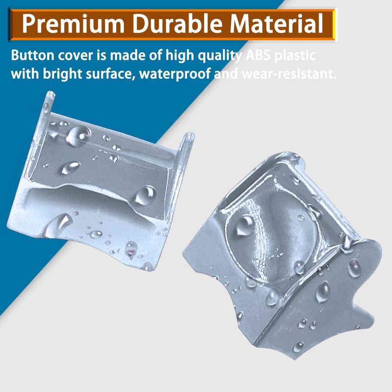 ZOXOQ Center Console Control Button Cover Compatible with Ford Mustang