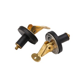 Seachoice Deck and Baitwell Plug, 3/8 in. Brass, 2-Pack