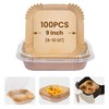 Disposable Air Fryer Paper Liners: 100 Pieces Square Liners for