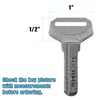 QUARKZMAN Ignition Switch Key Pendant Cover for Polaris RZR Blue