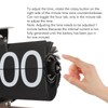 Digital Flip Down Clock Retro Automatic Turning Battery Operated Mechanical