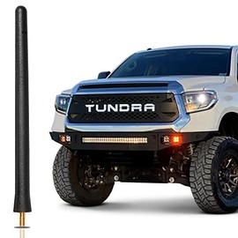 KSaAuto 6 3/4 Inch Antenna for 2000-2021 Toyota Tundra 1995-2015 Toyota Tacoma, Car Truck Antenna Replacement for FM AM Reception, Flexible Rubber Antenna, Toyota Tundra Accessories