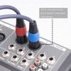 Dual XLR to RCA Cable Professional 24K Gold Plated Connector