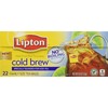 Lipton Cold Brew Family Iced Tea Bags Black tea 22