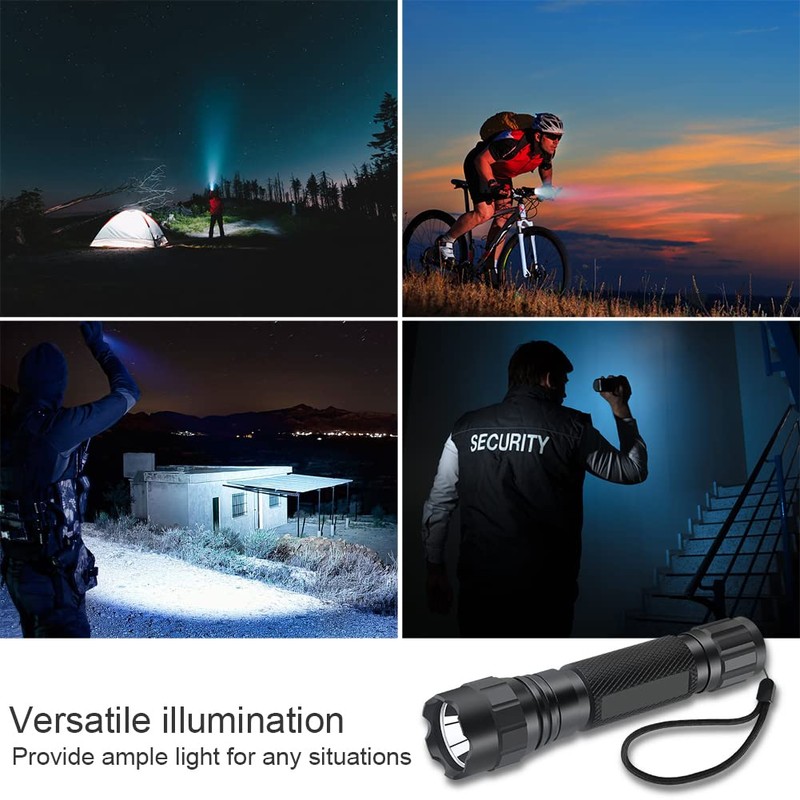 Feyachi LED Flashlights Rechargeable Tactical Flashlight 1200 Lumen FL21-MB Flash