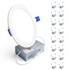 Ensenior 16 Pack 6 Inch LED Recessed Ceiling Light, Dimmable,