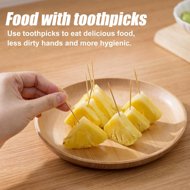 500 Count Toothpicks - Wooden Toothpicks Premium Tooth Picks for