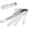 958-G01 7-Piece Caulking Spatula Tool Set, Stainless Steel Streamlined Squeegee