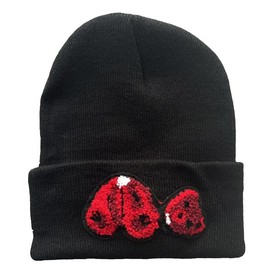 GALLERY DEPT Beanie Men Women Knitted Beanie Hat Decapitated Bear Beanie Winter Warm Fleece Knitted Beanies Caps - Color: Black2