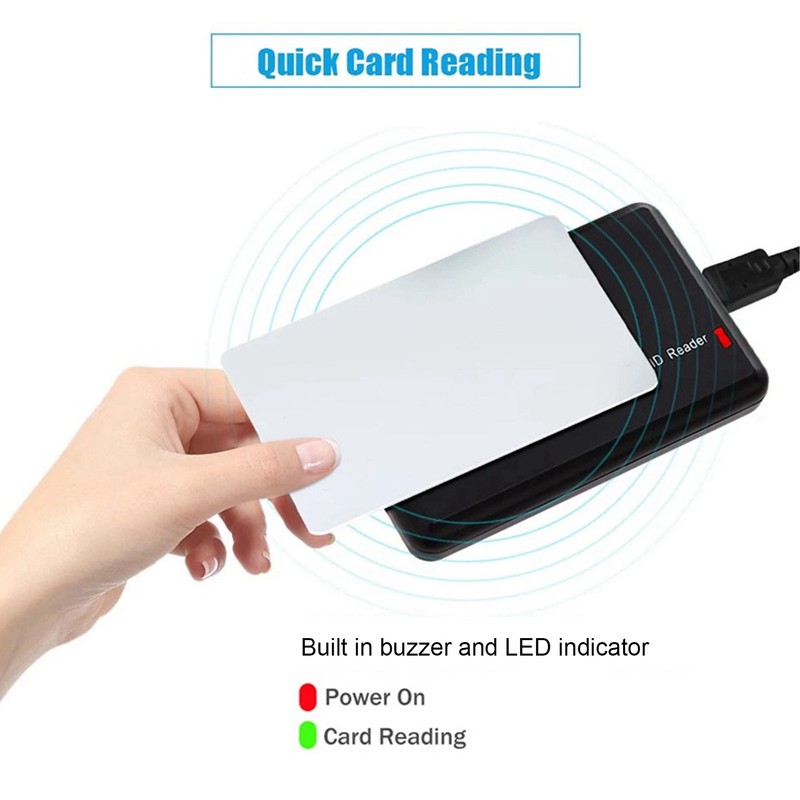 USB Card Reader Changeable Output Format 13.56MHz Contactless for RFID