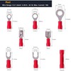 Voyzdx Kit de Terminales Eléctricos 200PCS Aislados, Doble Macho/Hembra Crimp