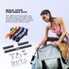 GEKU FIT Resistance Band Bar, Length-Adjustable Detachable Heavy Duty Workout