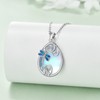Dragonfly Gifts Necklace for Women Girls Sterling Silver Moonstone Dragonfly