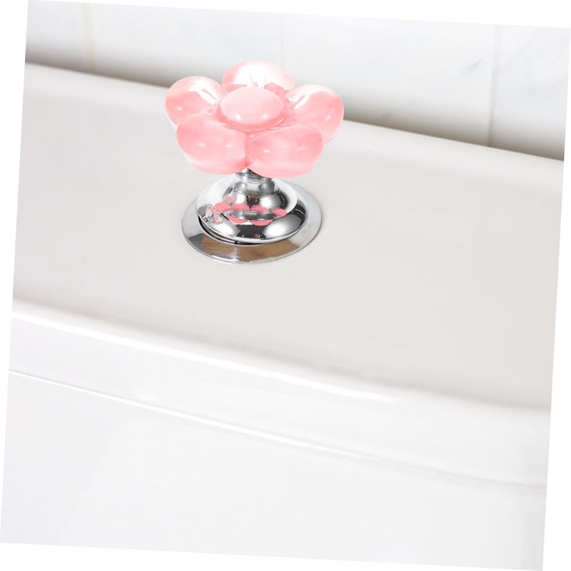 Yardenfun 2 Pcs Toilet Flush Button Handle Replacement Design Push