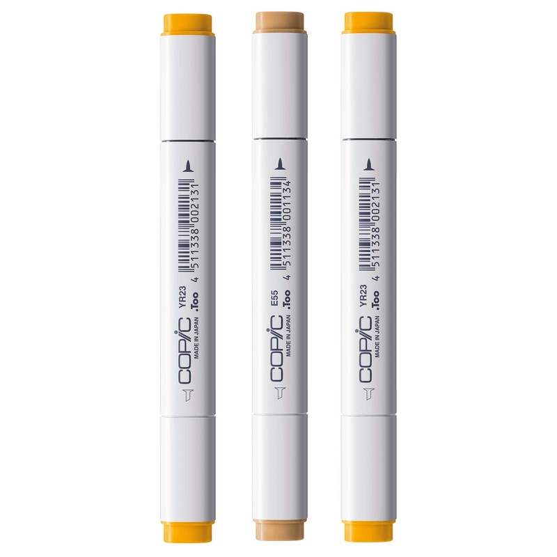 Copic Classic Deisgner Collection, Set of 3 Coloured Marker Pens,