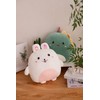 CASAGOOD Soft Bunny Plush Hugging Pillow Cute White Rabbit Stuffed