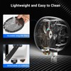 Portable Kitchen Range Hood,3-Fan Speeds and Large Oil Collection Cup,