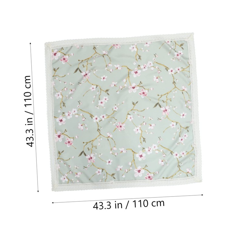 CIYODO 1pc Elegant Wedding Tablecloth Decorative Floral Design for Home